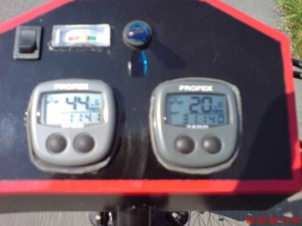 PS.hier fahre ich 20 km/h mit Hollandgetriebe(4400 U/min