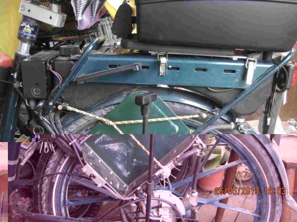 Mit dem zweiten Tank und einer Halterung für einen <br />zwei Liter Tank kommt man sehr weit.<br />Gruß Herbert