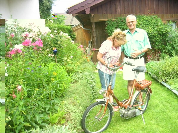 Schweres Motorrad!