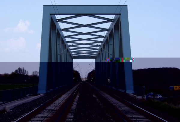 Letzte Großbrücke der Bahn AG
